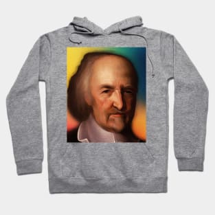 Thomas Hobbes Portrait | Thomas Hobbes Artwork Hoodie